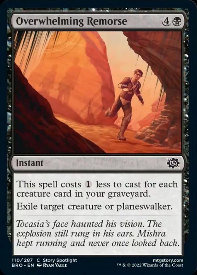 Overwhelming Remorse (BRO-110) - The Brothers' War [Common]