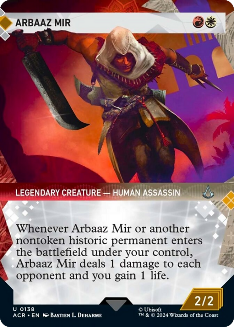 Arbaaz Mir (ACR-138) - Assassin's Creed: (Showcase) (Borderless) Foil [Uncommon]