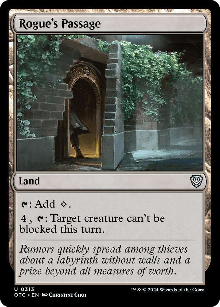Rogue's Passage (OTC-313) - Outlaws of Thunder Junction Commander [Uncommon]