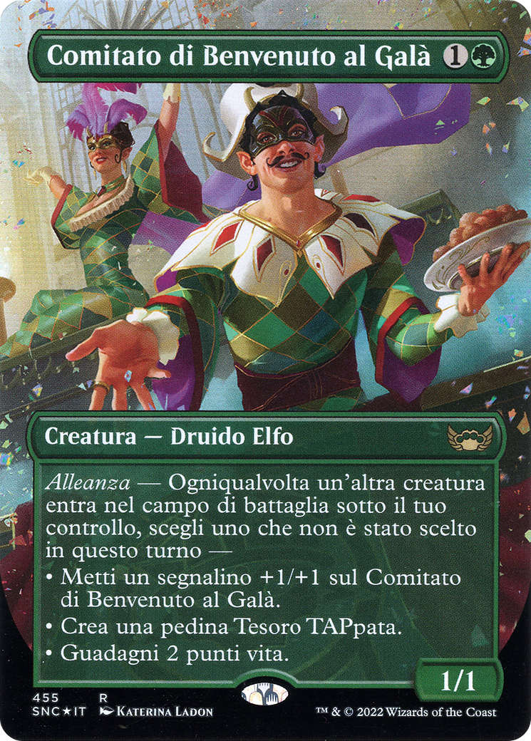 Gala Greeters (SNC-455) - Streets of New Capenna (Borderless) Foil [Rare]