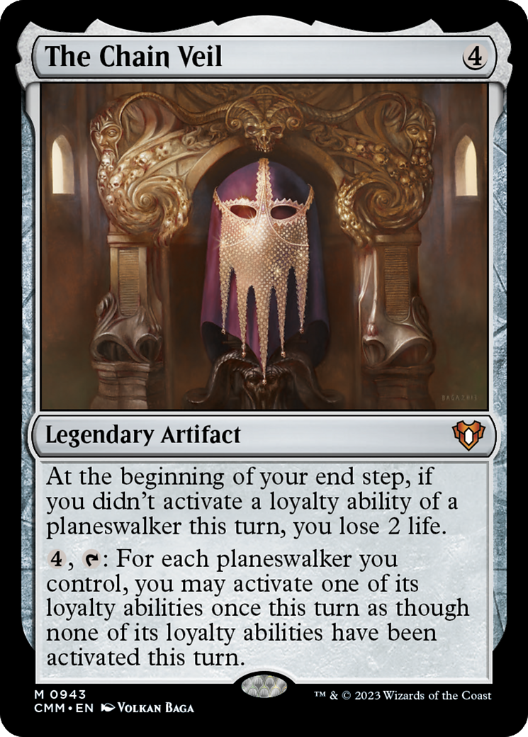 The Chain Veil (CMM-943) - Commander Masters [Mythic]