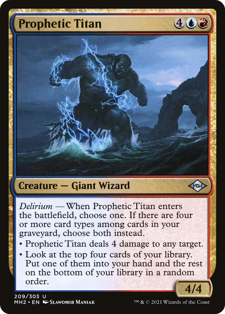 Prophetic Titan (MH2-209) - Modern Horizons 2 Foil [Uncommon]