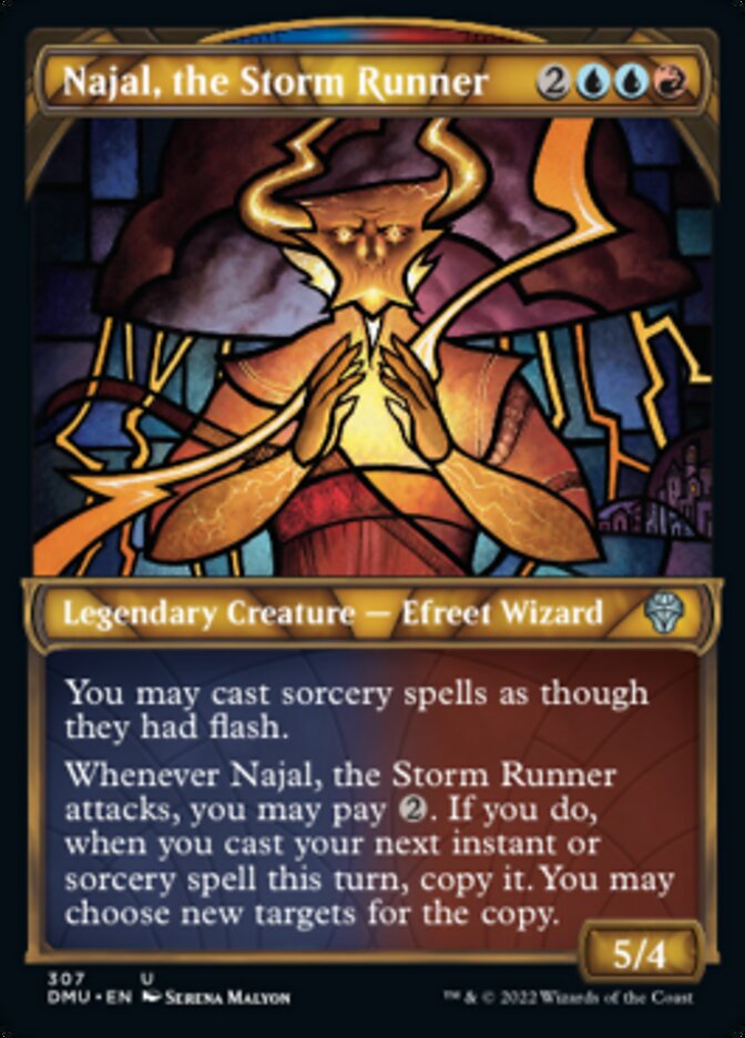 Najal, the Storm Runner (DMU-307) - Dominaria United: (Showcase) [Uncommon]