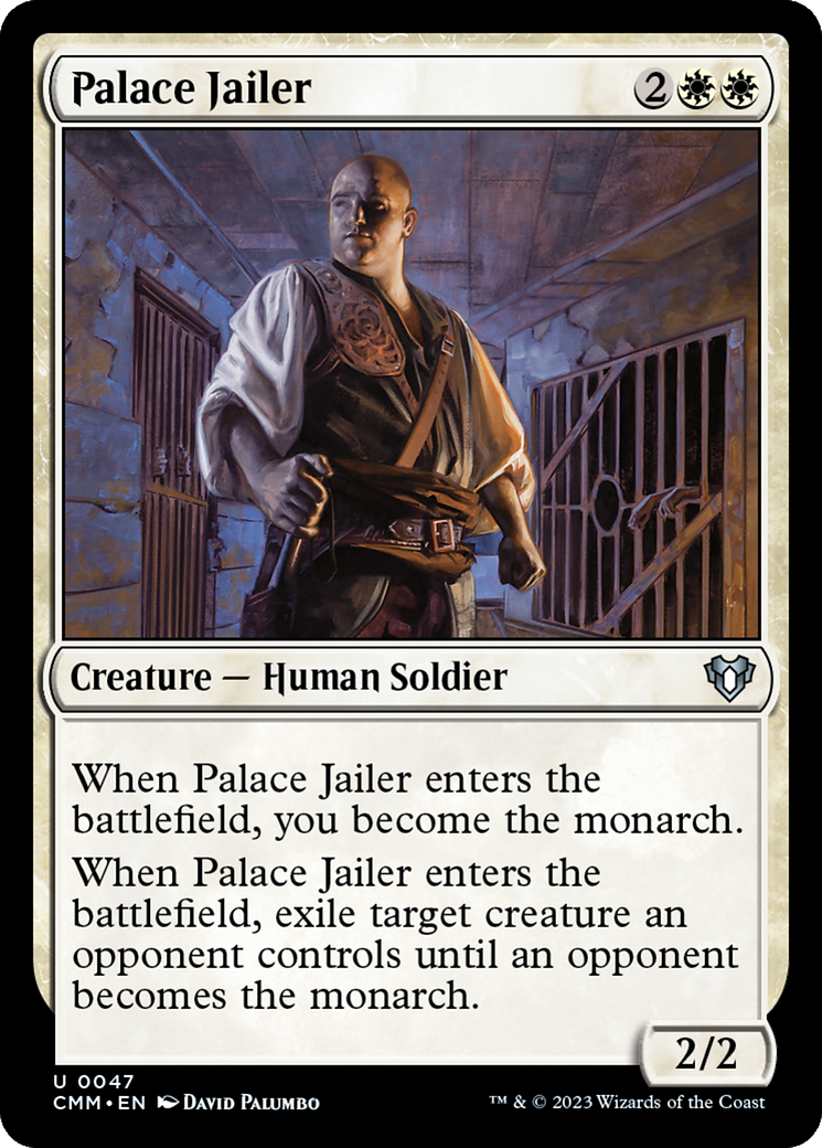 Palace Jailer (CMM-047) - Commander Masters [Uncommon]