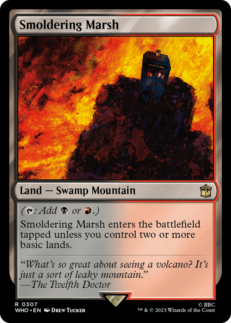 Smoldering Marsh (WHO-307) - Doctor Who [Rare]