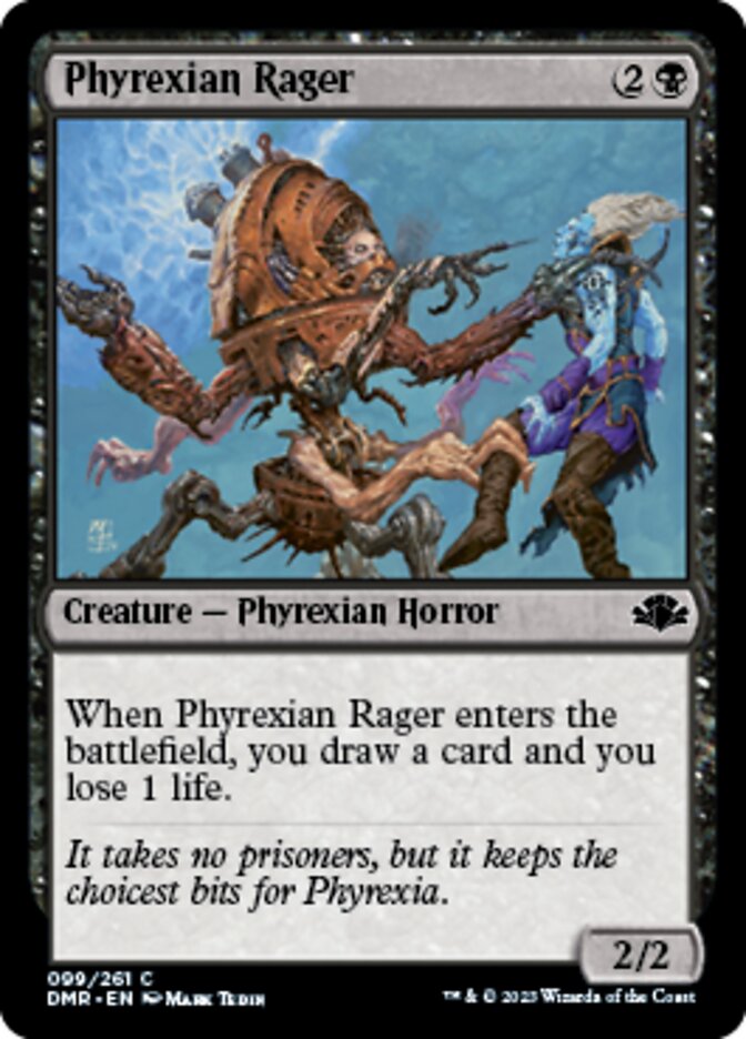 Phyrexian Rager (DMR-099) - Dominaria Remastered [Common]