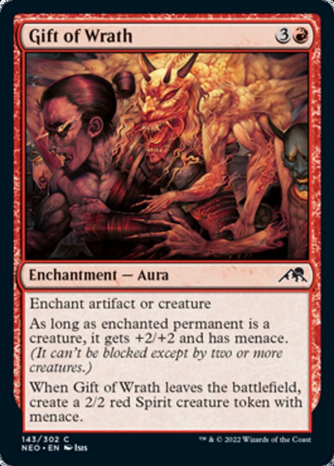 Gift of Wrath (NEO-143) - Kamigawa: Neon Dynasty [Common]