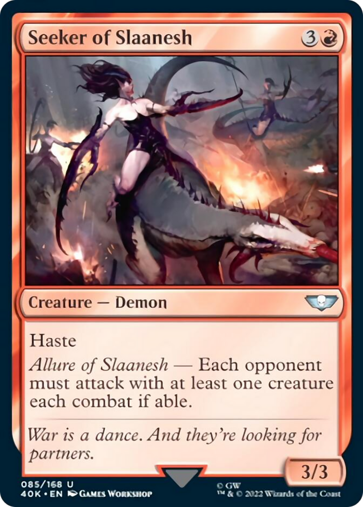 Seeker of Slaanesh (40K-085) - Warhammer 40,000 Commander [Uncommon]