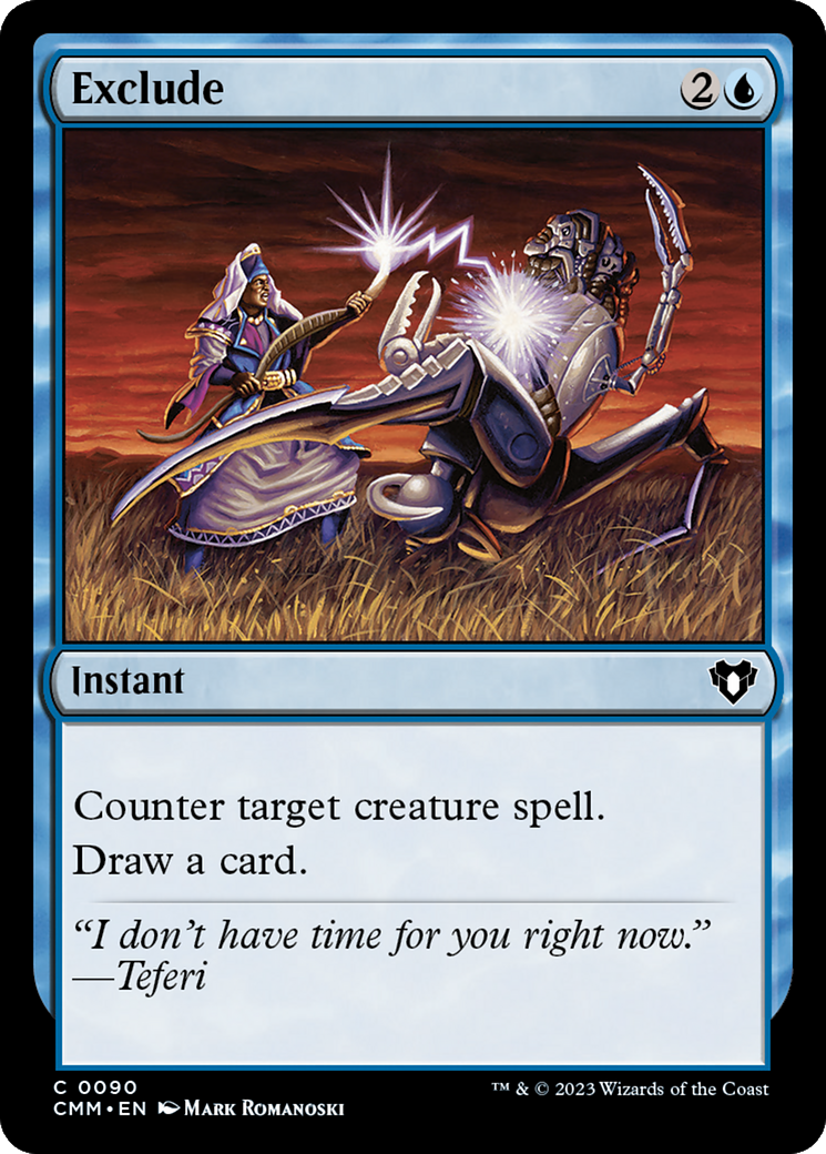 Exclude (CMM-090) - Commander Masters [Common]
