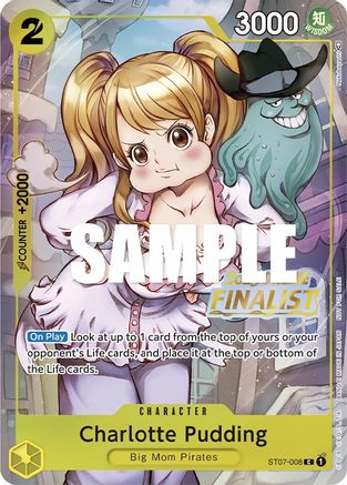 Charlotte Pudding (Online Regional 2023) [Finalist] (ST07-008) - One Piece Promotion Cards Foil [Promo]