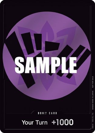 DON!! Card (Purple) - One Piece Promotion Cards Foil [Promo]