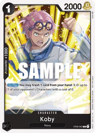 Koby (Promotion Pack 2023) (ST06-002) - One Piece Promotion Cards  [Promo]