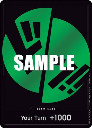 DON!! Card (Green) - One Piece Promotion Cards Foil [Promo]