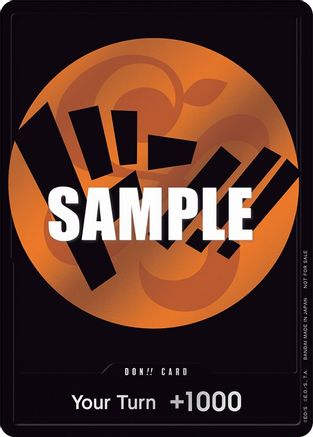 DON!! Card (Orange) - One Piece Promotion Cards Foil [Promo]