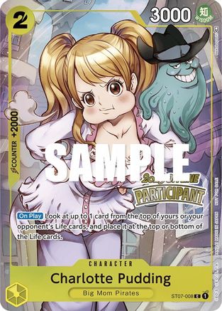 Charlotte Pudding (Offline Regional 2023) [Participant] (ST07-008) - One Piece Promotion Cards Foil [Promo]