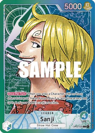 Sanji (Alternate Art) (OP02-026) - Paramount War Foil [Leader]