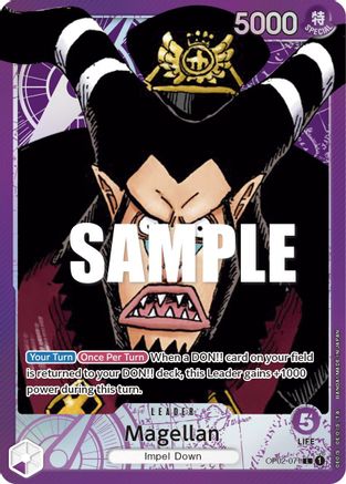 Magellan (071) (Alternate Art) (OP02-071) - Paramount War Foil [Leader]
