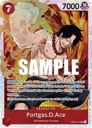 Portgas.D.Ace (OP02-013) - Paramount War Foil [Super Rare]