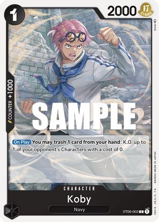Koby (ST06-002) - Starter Deck 6: Absolute Justice  [Common]