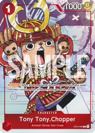 Tony Tony.Chopper - ST01-006 (Alternate Art) (ST01-006) - One Piece Promotion Cards Foil [Promo]