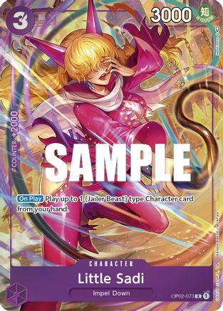 Little Sadi (Alternate Art) (OP02-073) - Paramount War Foil [Rare]