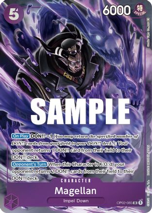 Magellan (085) (Alternate Art) (OP02-085) - Paramount War Foil [Super Rare]