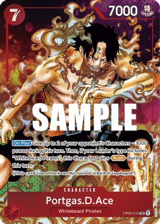 Portgas.D.Ace (Parallel) (OP02-013) - Paramount War Foil [Super Rare]
