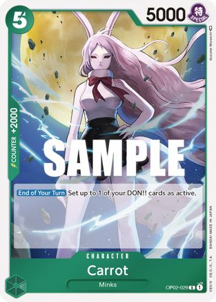 Carrot (OP02-029) - Paramount War Foil [Rare]