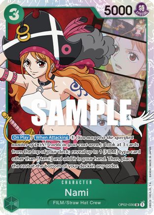 Nami (OP02-036) - Paramount War Foil [Super Rare]