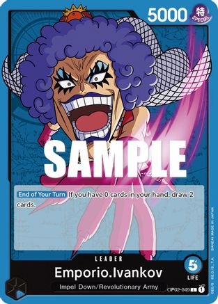 Emporio.Ivankov (049) (OP02-049) - Paramount War  [Leader]