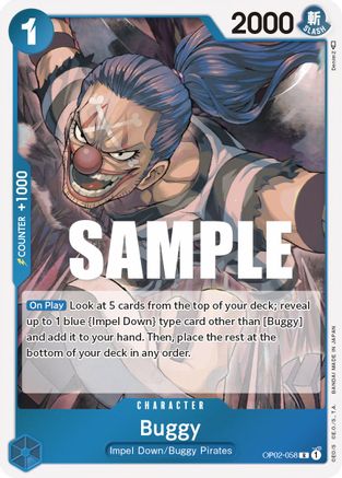Buggy (OP02-058) - Paramount War Foil [Rare]