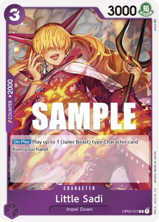Little Sadi (OP02-073) - Paramount War Foil [Rare]