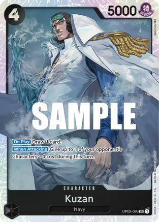 Kuzan (096) (OP02-096) - Paramount War Foil [Super Rare]