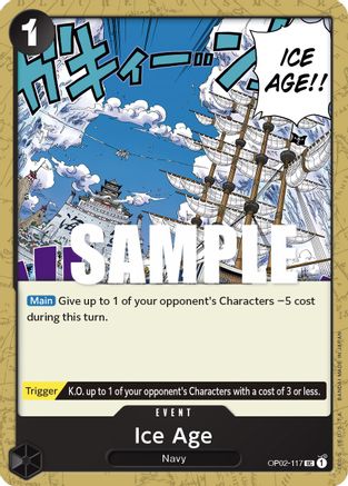 Ice Age (OP02-117) - Paramount War  [Uncommon]