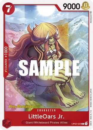 LittleOars Jr. (OP02-020) - Paramount War Pre-Release Cards  [Common]