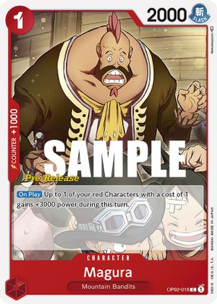 Magura (OP02-016) - Paramount War Pre-Release Cards  [Common]