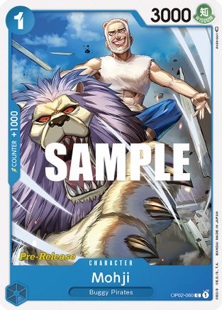 Mohji (OP02-060) - Paramount War Pre-Release Cards  [Common]