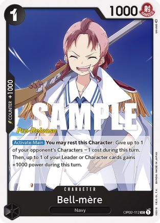 Bell-mere (OP02-112) - Paramount War Pre-Release Cards  [Uncommon]