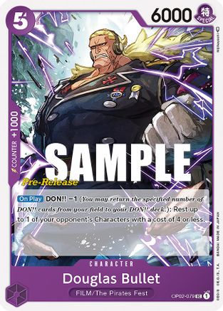Douglas Bullet (OP02-079) - Paramount War Pre-Release Cards  [Uncommon]