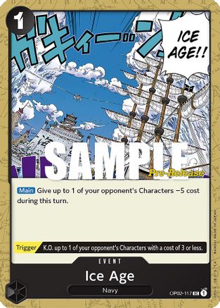 Ice Age (OP02-117) - Paramount War Pre-Release Cards  [Uncommon]