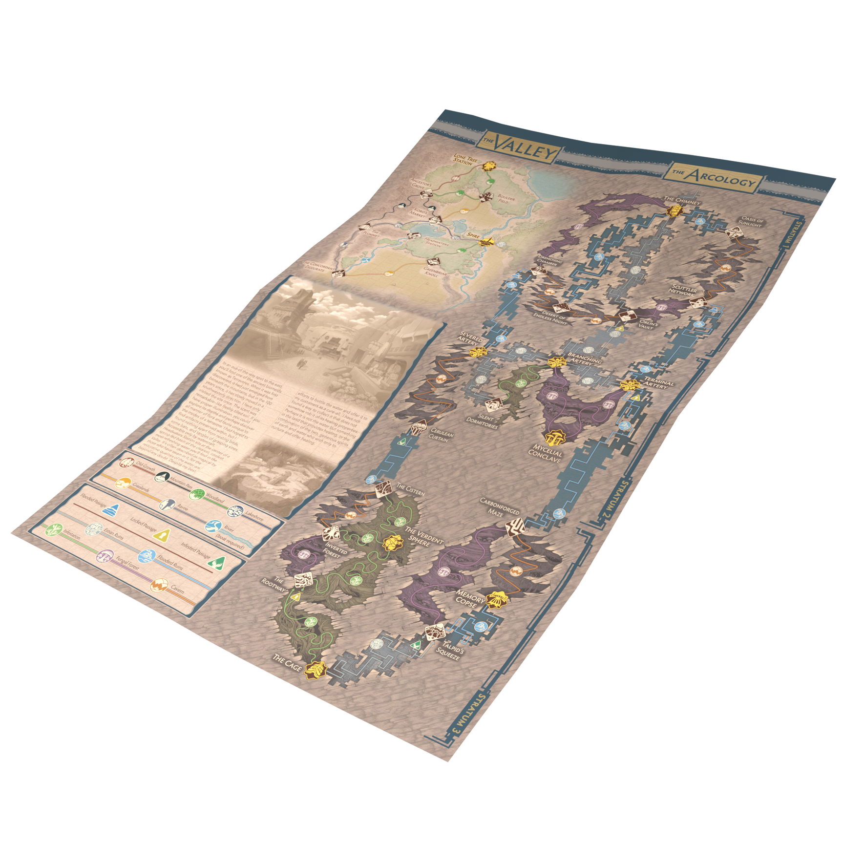 Earthborne Rangers: Arcology Corridor Map
