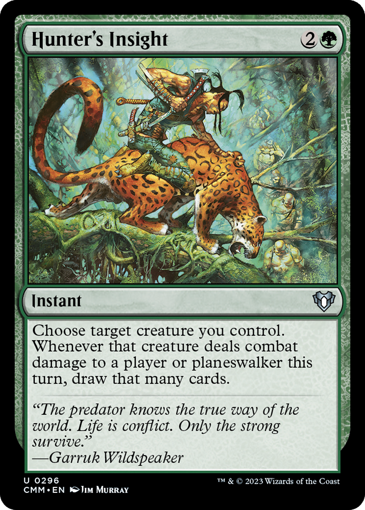 Hunter's Insight (CMM-296) - Commander Masters [Uncommon]