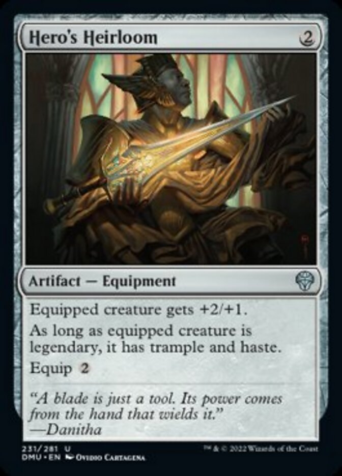 Hero's Heirloom (DMU-231) - Dominaria United [Uncommon]
