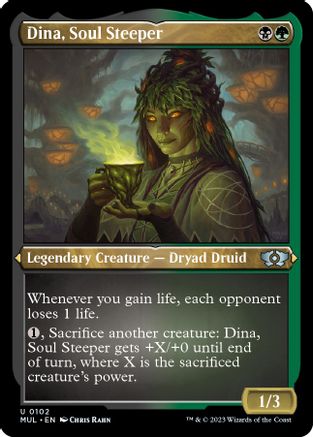 Dina, Soul Steeper (Foil Etched) [Multiverse Legends]