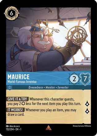 Maurice - World-Famous Inventor (152/204) - The First Chapter  [Rare]