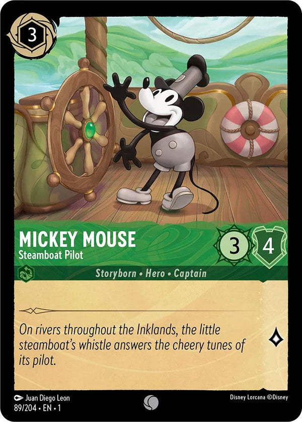 Mickey Mouse - Steamboat Pilot (89/204) - The First Chapter  [Common]