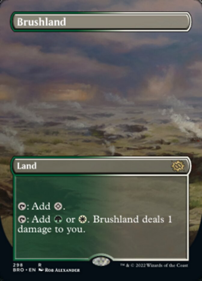 Brushland (BRO-298) - The Brothers' War (Borderless) [Rare]