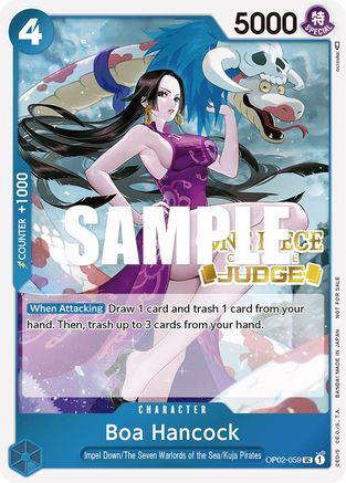Boa Hancock (Judge) (OP02-059) - One Piece Promotion Cards Foil [Promo]