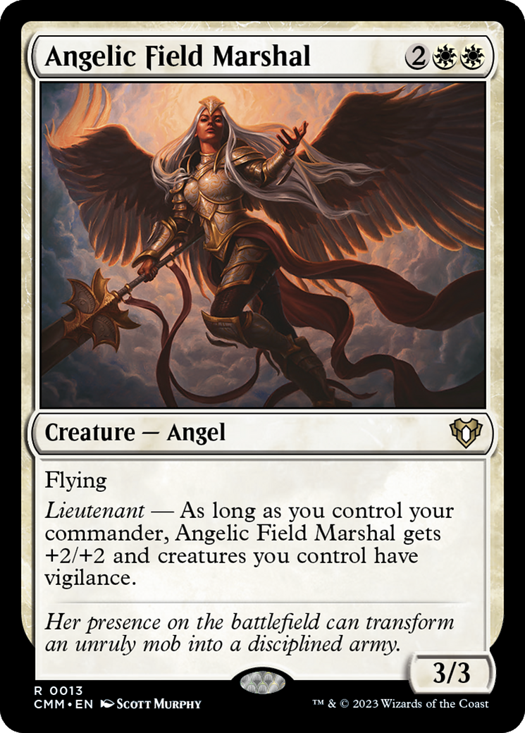 Angelic Field Marshal (CMM-013) - Commander Masters [Rare]