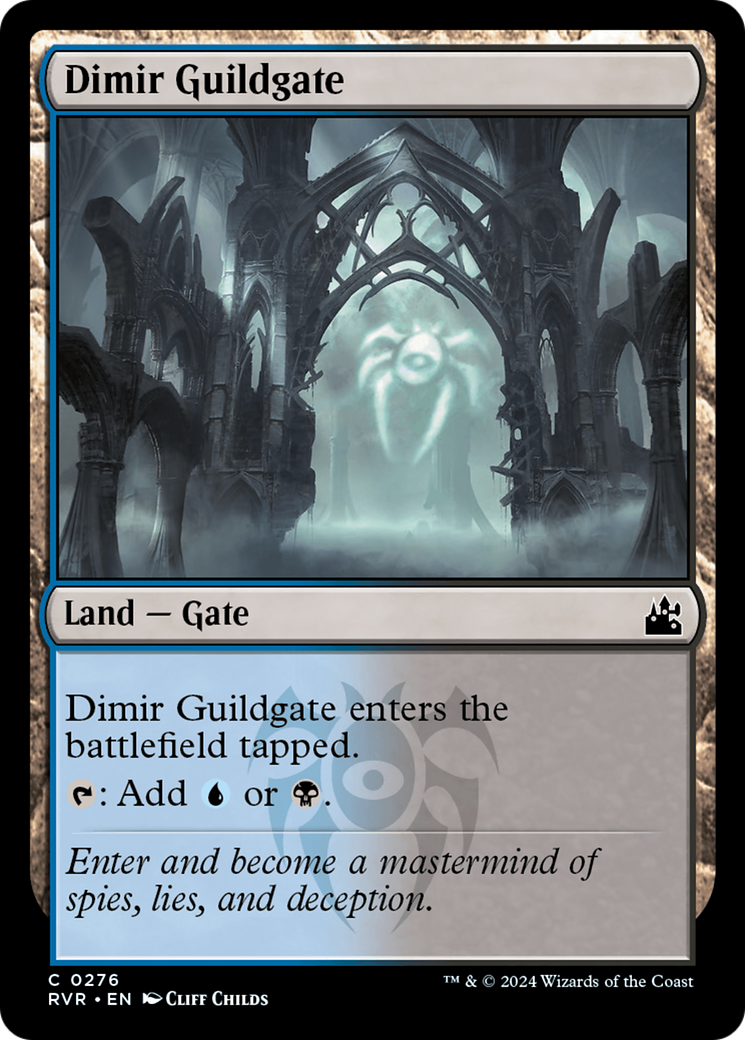 Dimir Guildgate (RVR-276) - Ravnica Remastered [Common]